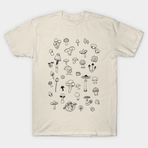 Mushroom T-Shirt by Cactuspace